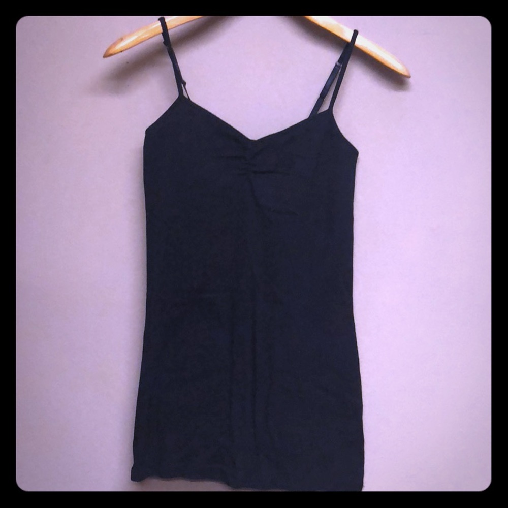 Black bra tank